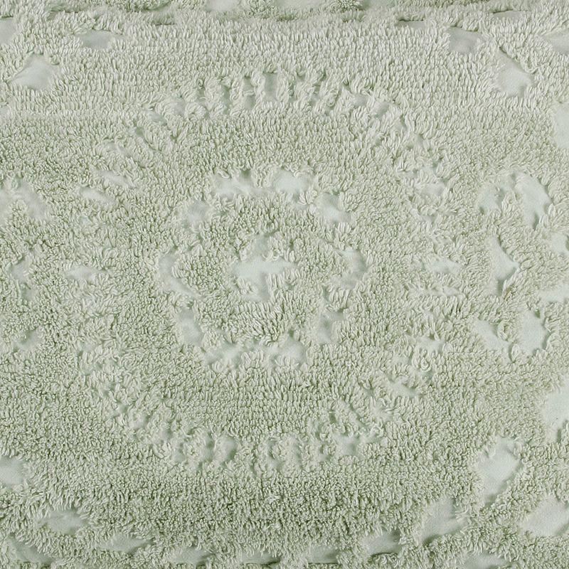 Euro Rio Collection 100% Cotton Tufted Unique Luxurious Floral Design Pillow Sham Sage - Better Trends