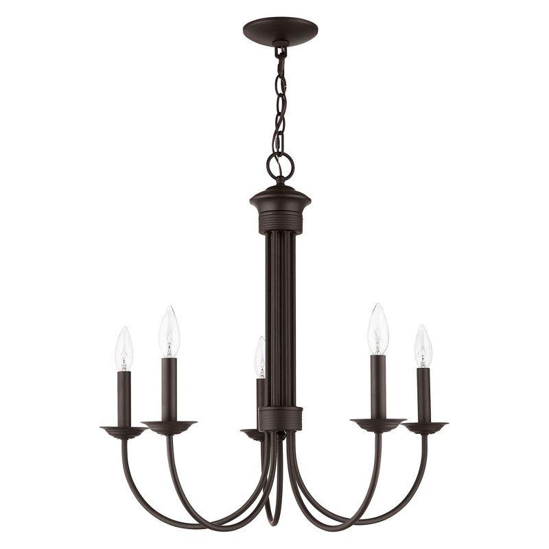 Livex Lighting Estate 5 - Light Chandelier in  Bronze