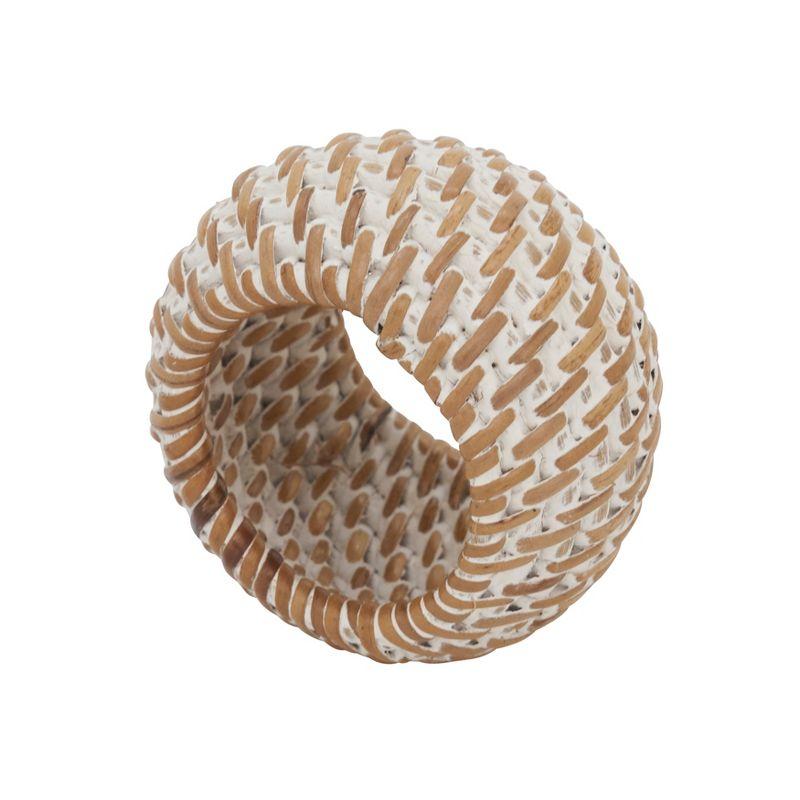 Avignon Woven Design Rattan Napkin Ring