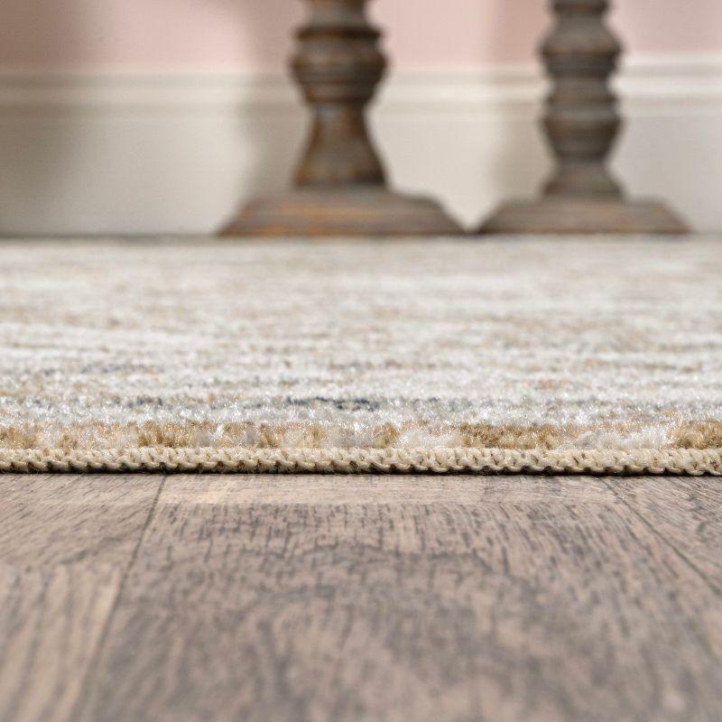 JONATHAN Y Keesha Bold Distressed Medallion Low-Pile Machine-Washable Green/Cream 5 ft. x 8 ft. Area Rug