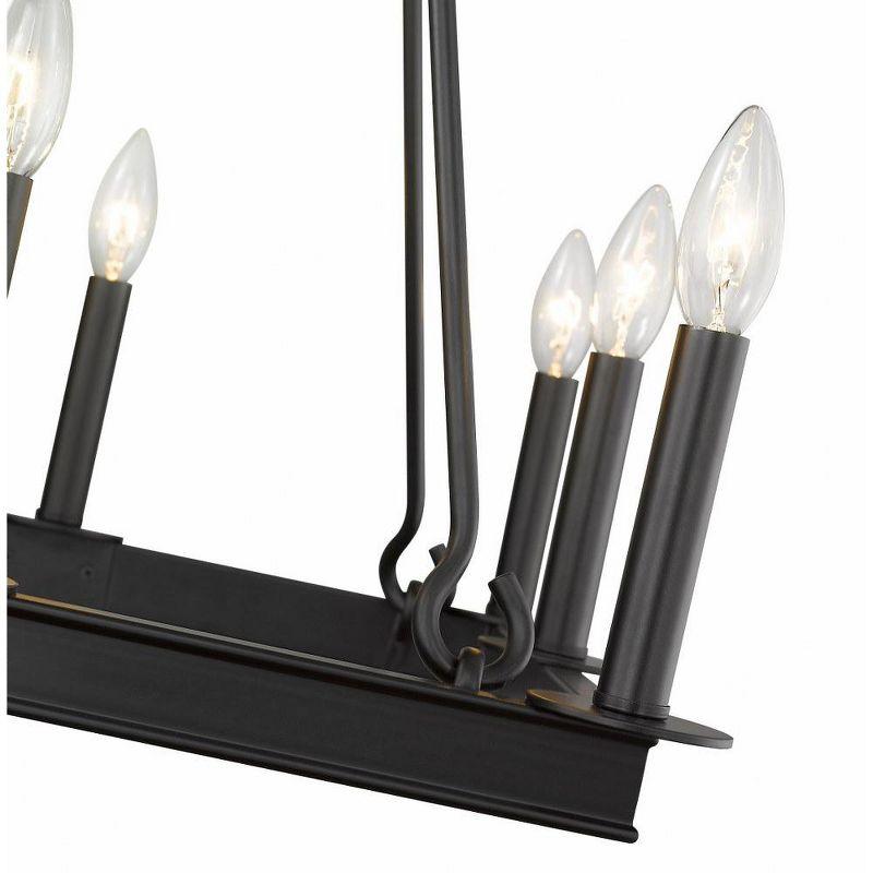 Z-Lite Barclay 8 - Light Chandelier in  Matte Black