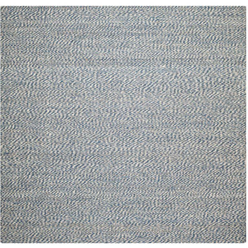 Natural Fiber NF448 Hand Woven Indoor Area Rug - Blue/Ivory - 8'x8' - Safavieh.