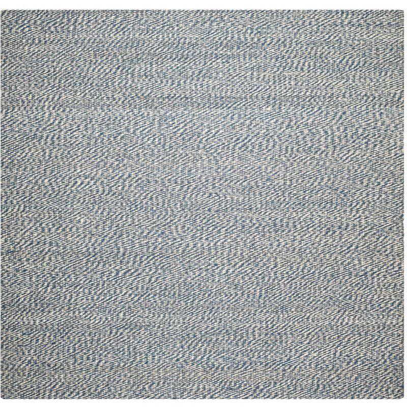 Natural Fiber NF448 Hand Woven Indoor Area Rug - Blue/Ivory - 8'x8' - Safavieh.