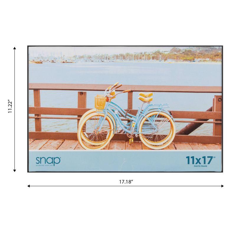Snap 11" x 17" Black Poster Picture Frame - 4 Frames