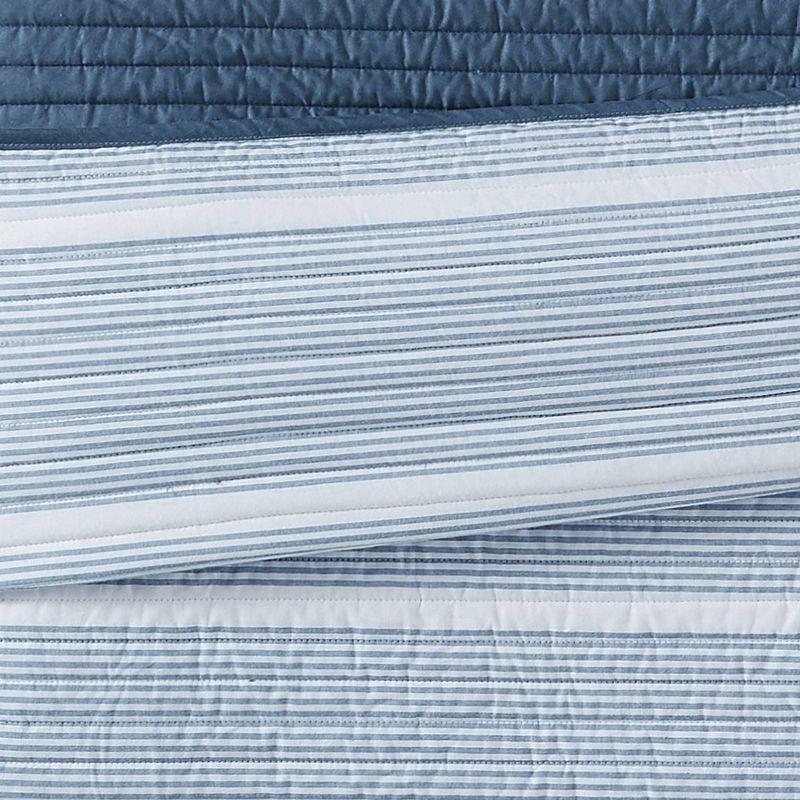 Niari Yarn Dye Stripe Cotton Striped Quilt Set