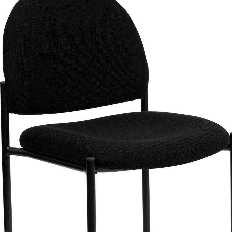 Prather Stackable Steel Ergonomic Side Reception Chair by Flash Furniture