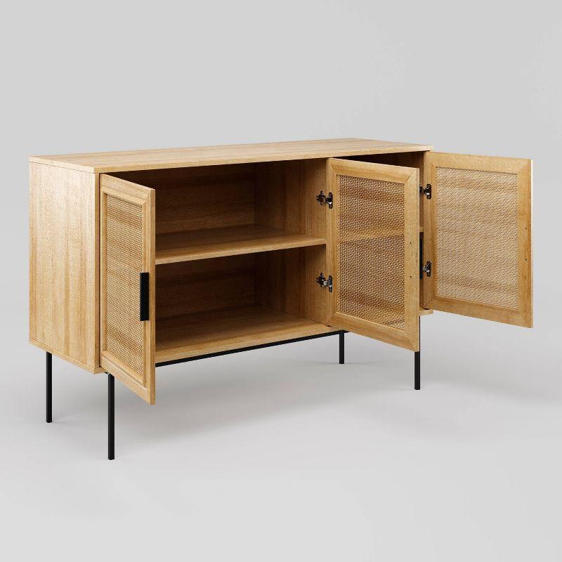 Emmet Sideboard Buffet with Cane Doors - CorLiving