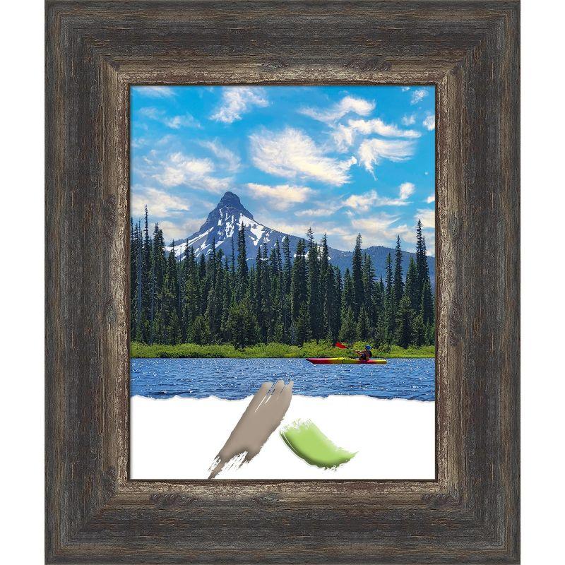 Bark Rustic Char Distressed Polystyrene Picture Frame 19" x 16"