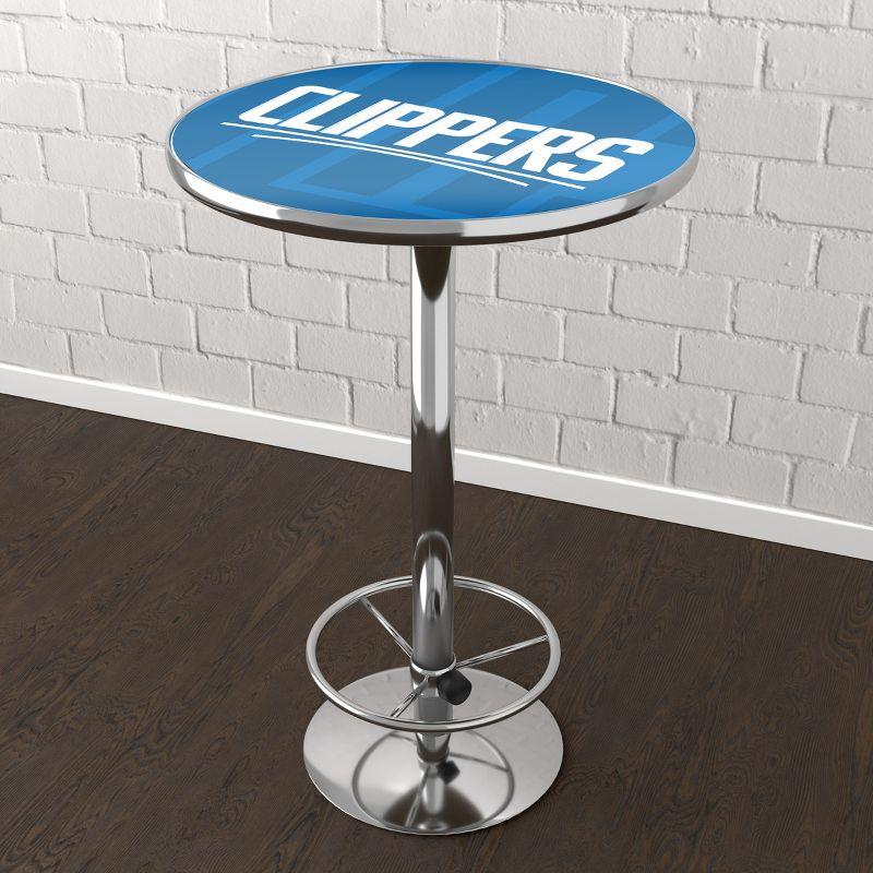 Trademark Global NBA Round Metal Base Dining Table