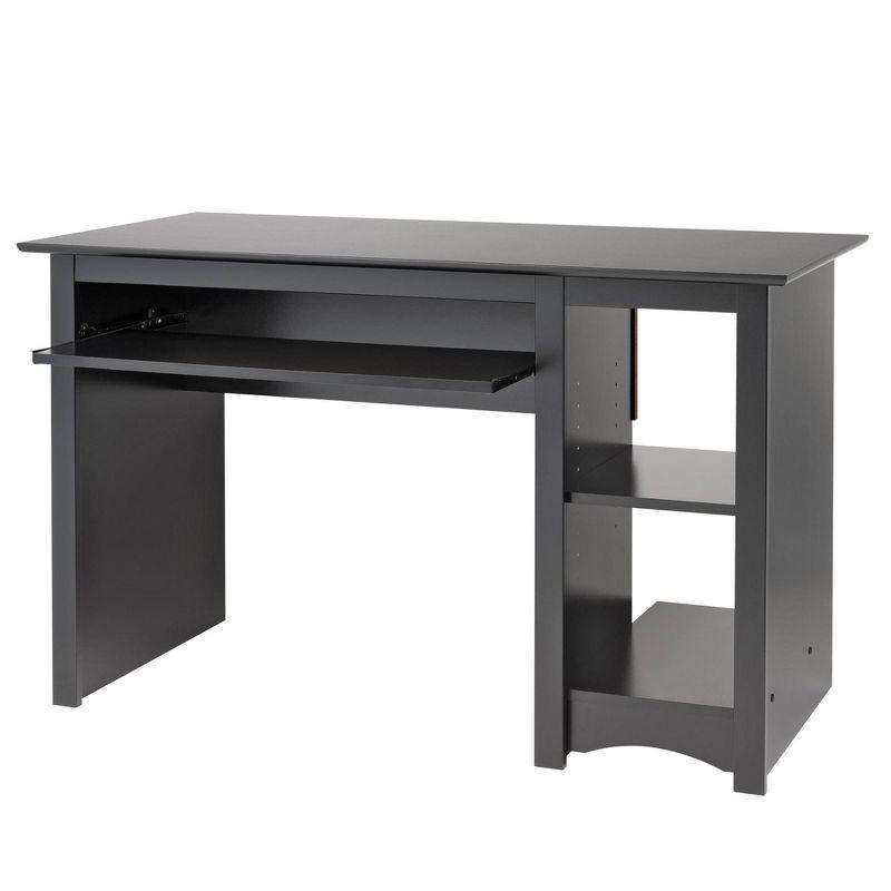 Computer Desk Black - Prepac: Office Workstation with Keyboard Tray & CPU Storage Shelf