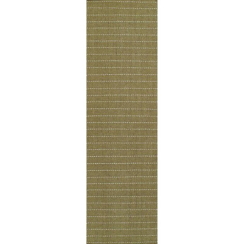 Kofi Wool Rug - Green / 2'3" x 8' Runner