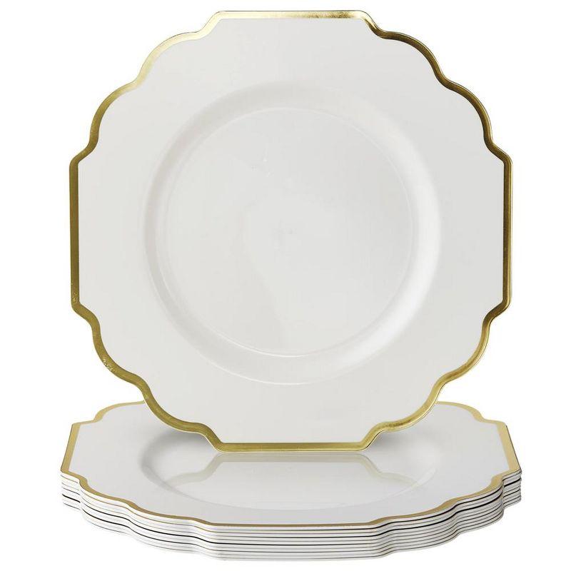 Baroque Disposable Dinner Plate (Set of 10)