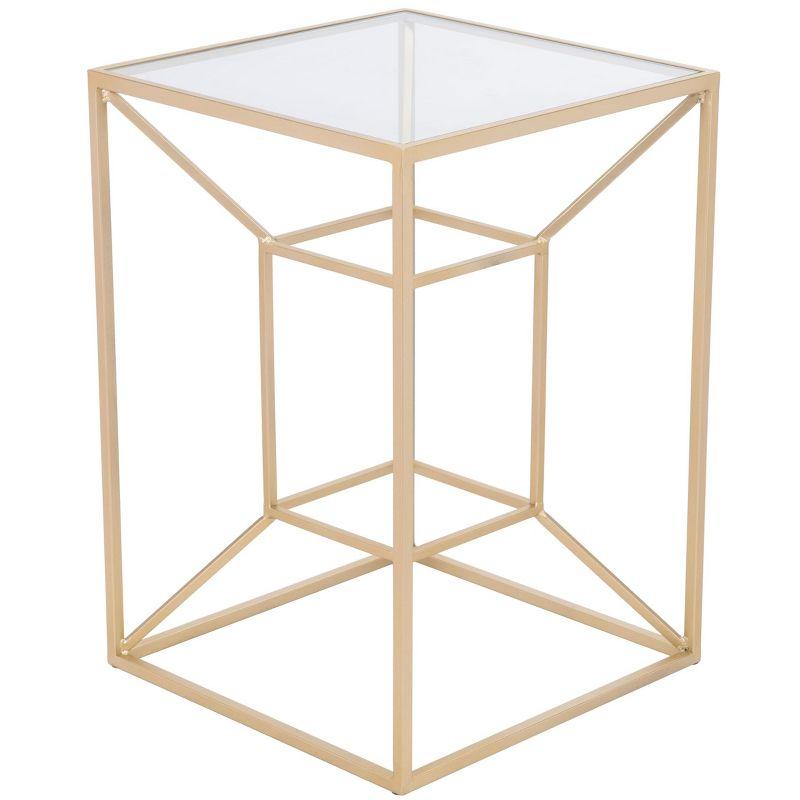 Zuo Canyon Side Table Gold