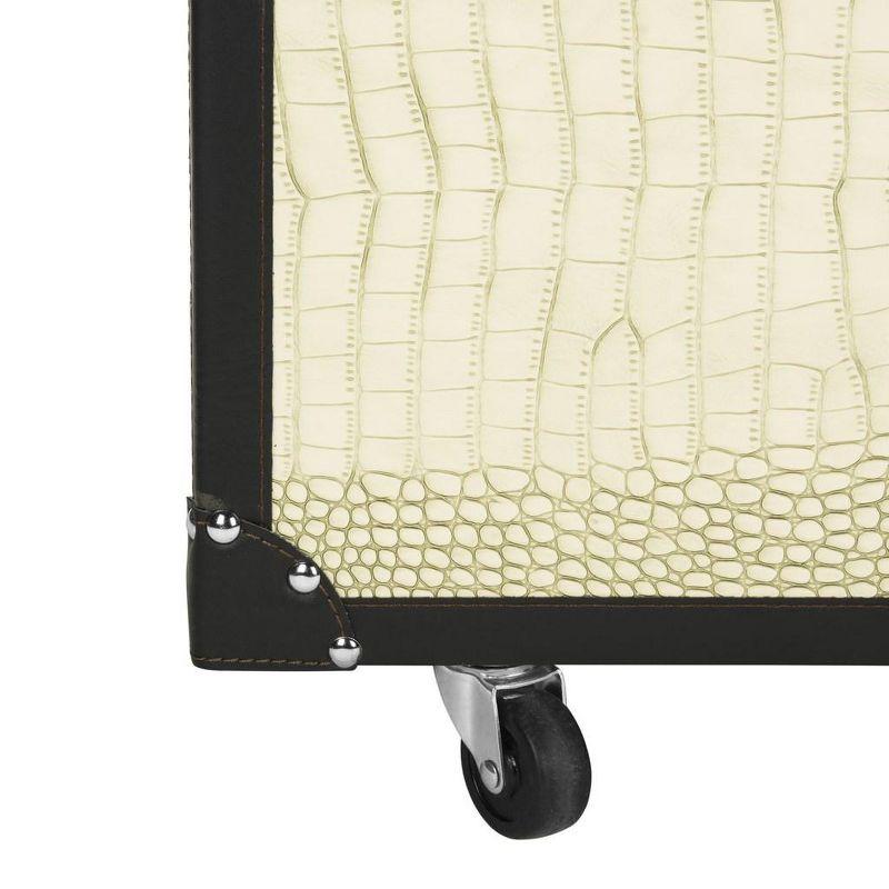 Zoe Trunk/Coffee Table - Cream - Safavieh