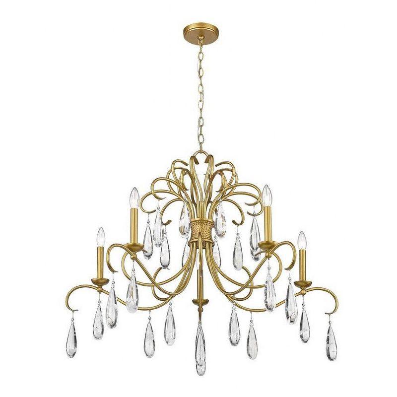 Z-Lite Amara 5 - Light Chandelier in  Gilded Gold