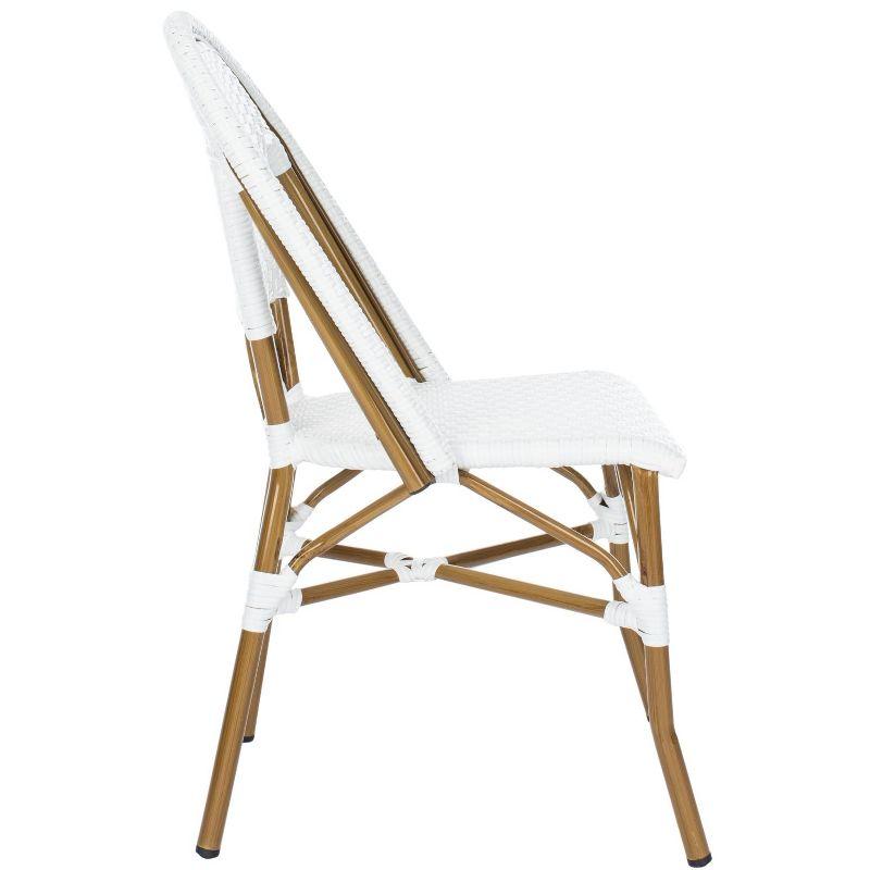 Salcha Side Chair (Set Of 2) - Indoor/Outdoor - FOX5210 - White - Safavieh