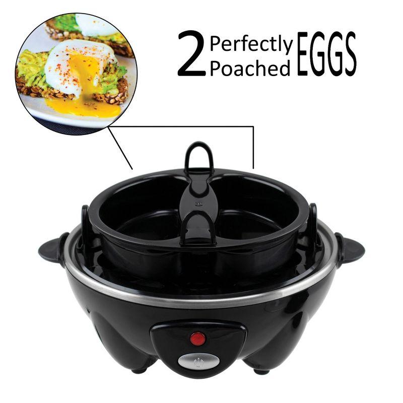 Brentwood Black Electric Egg Cooker with Auto Shutoff