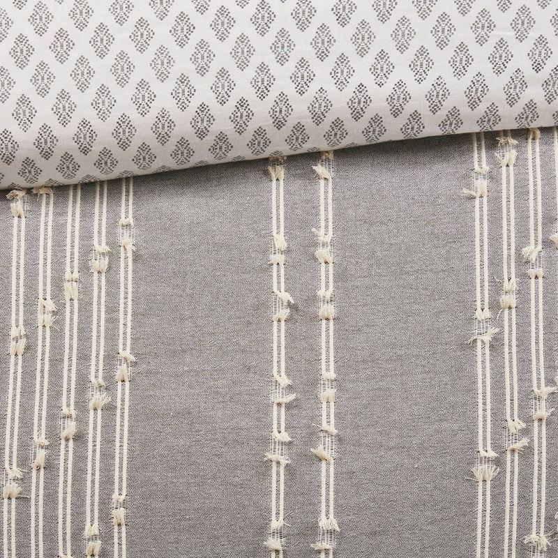 INK+IVY 3 Piece Cotton Jacquard Bedding Set