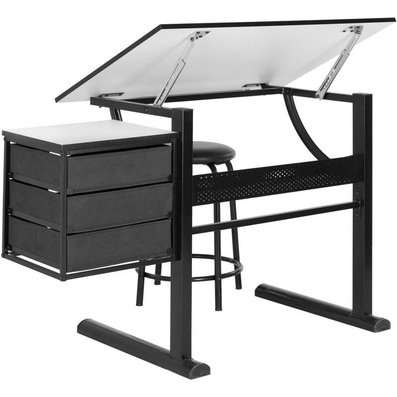 Metal Base Drafting Table