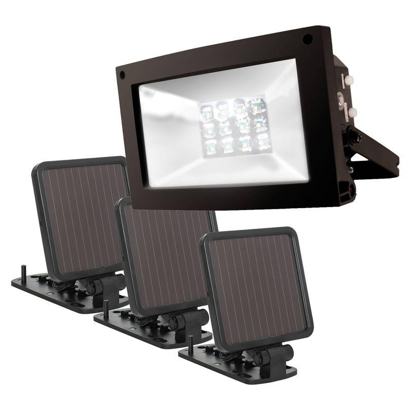 Low Voltage Solar Powered Integrated LED Flood Light