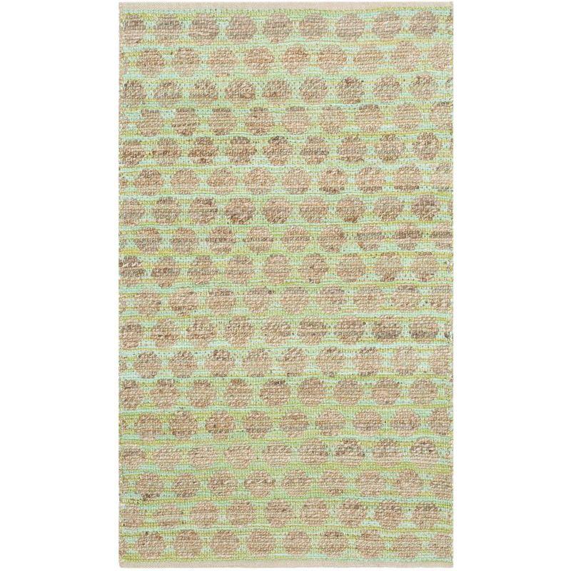 Cape Cod CAP820 Woven Indoor Accent Rug - Green/Natural - 3'x5' - Safavieh