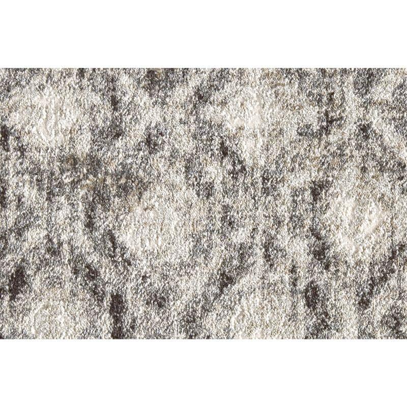 Kano Transitional Diamond Ivory/Black/Taupe Area Rug