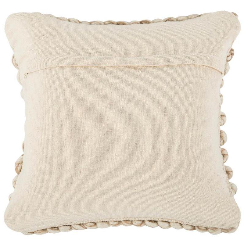 Flores Wool Throw Pillow