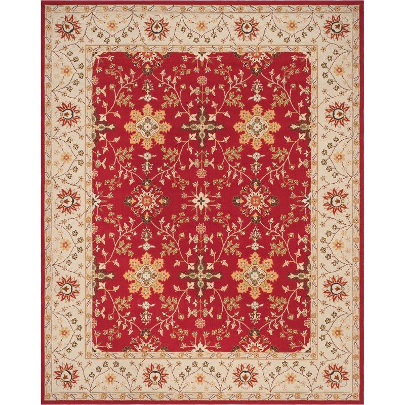 Easy Care EZC751 Hand Hooked Area Rug - Red/Ivory - 8'9"x11'9" - Safavieh.
