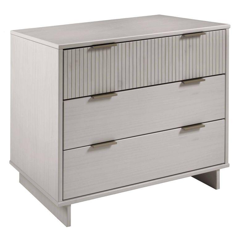 Manhattan Comfort 2pc Granville Dresser and Nightstand Bedroom Set Light Gray: Modern Style, 30-Day Warranty, Anti-Tip Hardware
