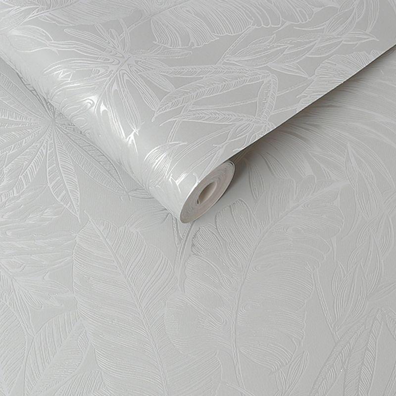 Tropic Archive Mid Grey Wallpaper Sample