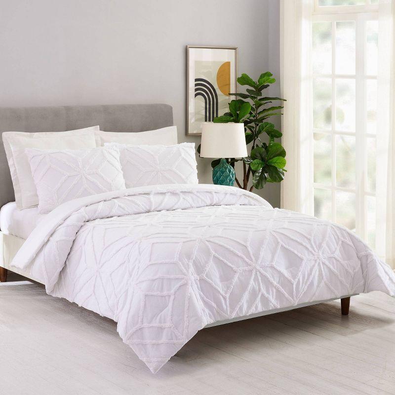 Trina Turk Tufted Chenille 3-Piece Duvet Cover Set