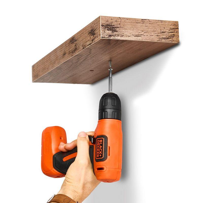 3 Pack 16 Inch Sorbus Rustic Floating Shelves - for Bedroom, Kitchen, Living Room, Office - Floating Shelf for Trophies, Books, Frames, etc