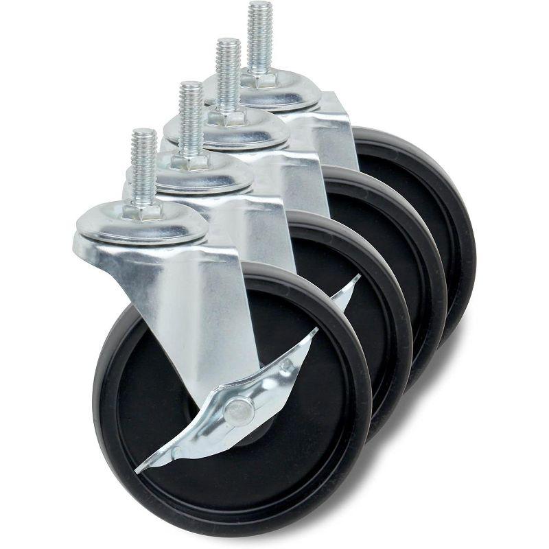 4" Shelving Casters