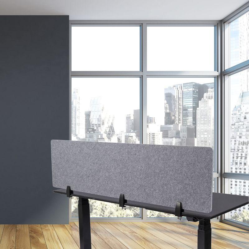 Stand Up Desk Store Fabric 1 Panel Desk Partition