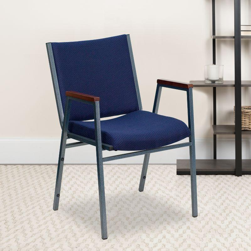 Offex Aliya Heavy Duty Stack Chair with Arms & Reviews | Wayfair