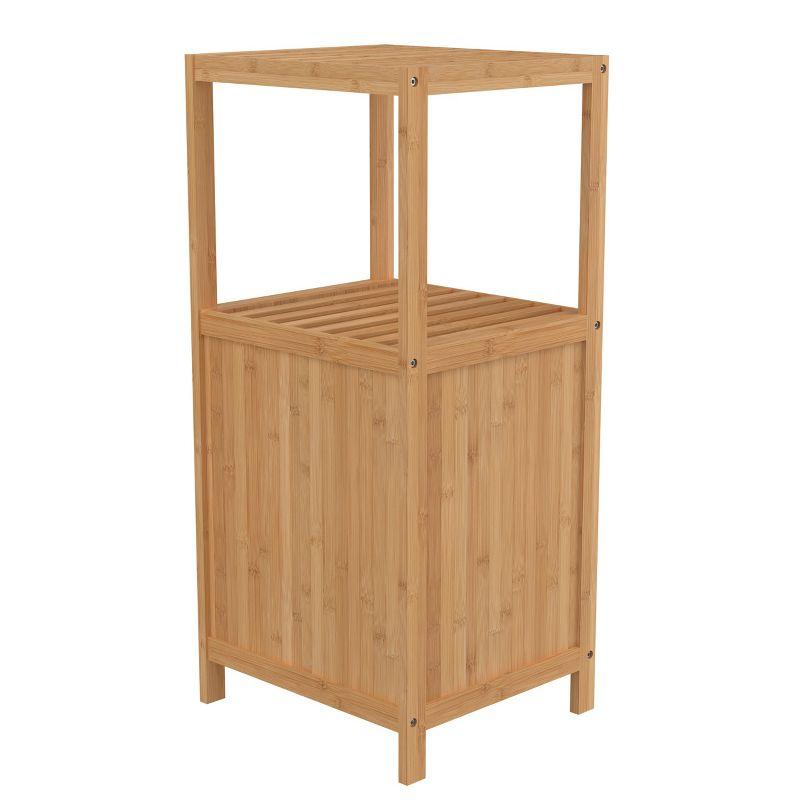 Bamboo 1-Door Storage Cabinet