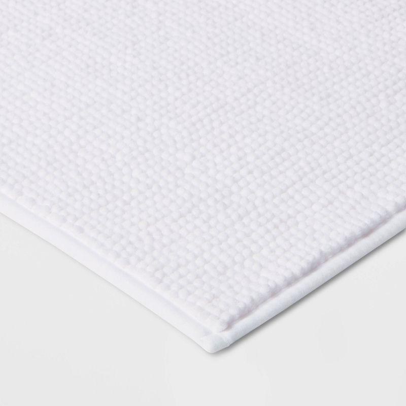 17"x24" Everyday Chenille Bath Rug White - Room Essentials™