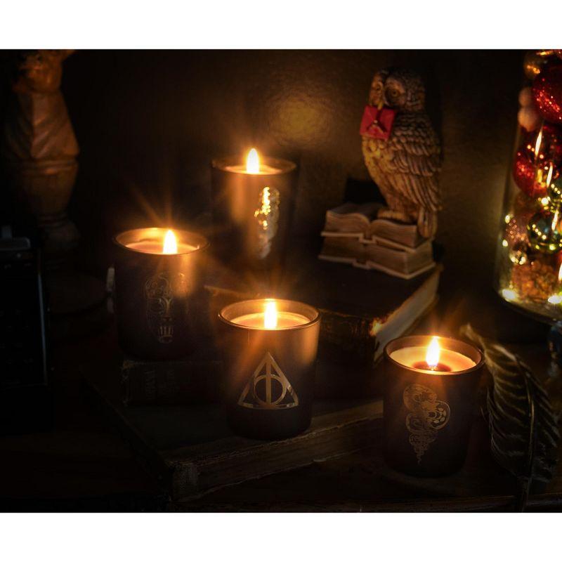 Ukonic Harry Potter Dark Arts Scented Soy Wax Candle Collection | Set of 4