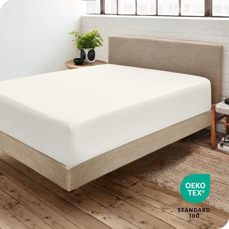 Bare Home Microfiber Fitted Sheet