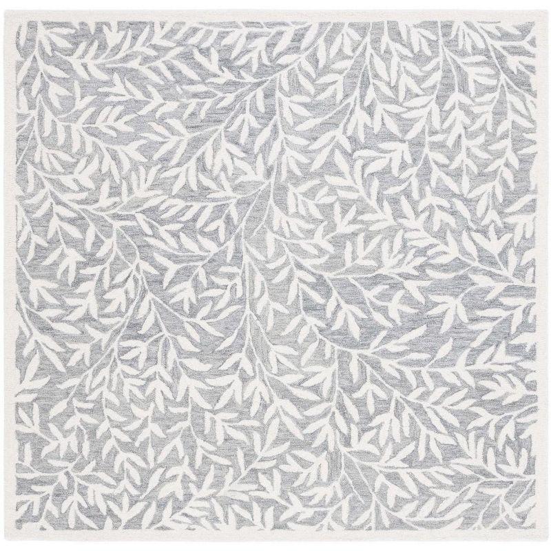 Jardin JAR753 Hand Tufted Area Rug - Grey/Ivory - 6'x6' - Safavieh.