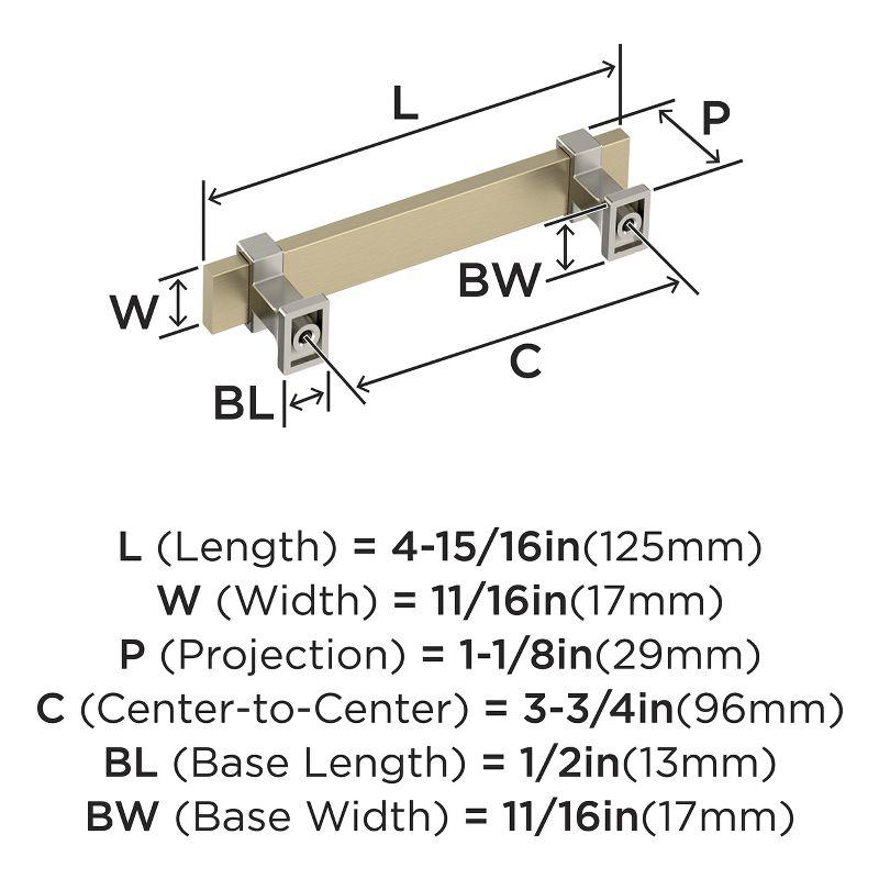 Amerock Overton Split Finish Cabinet or Drawer Pull