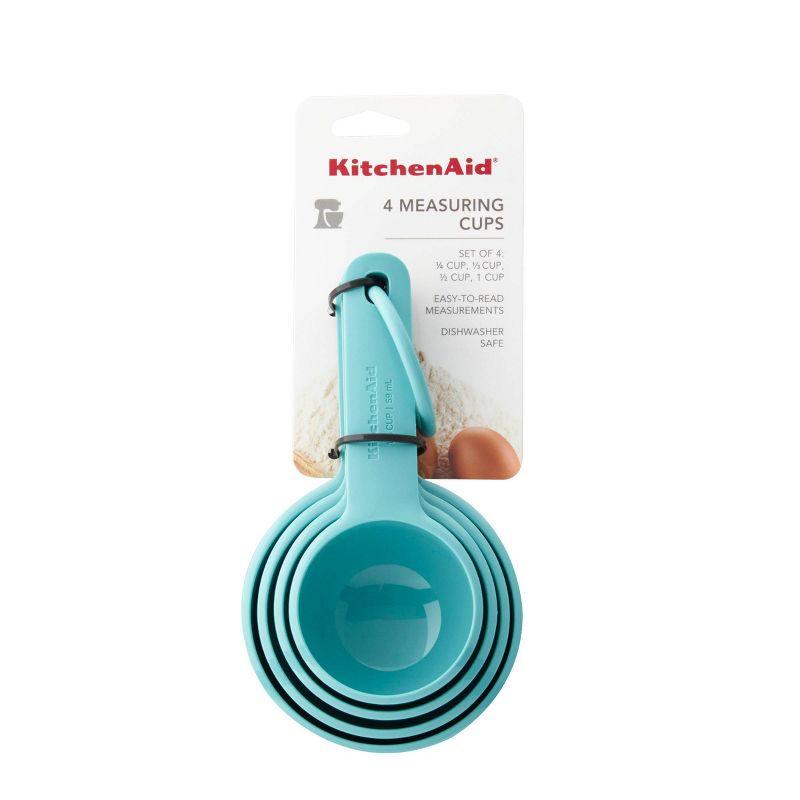 Kitchenaid Measuring Cups, Set Of 4, Aqua Sky