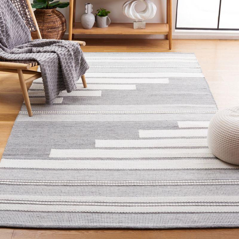 Kilim Flatweave Striped Rug