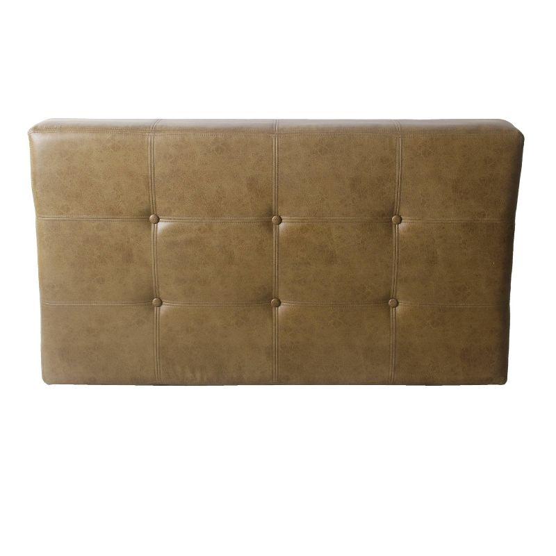 Adryanah Faux Leather Upholstered Bench