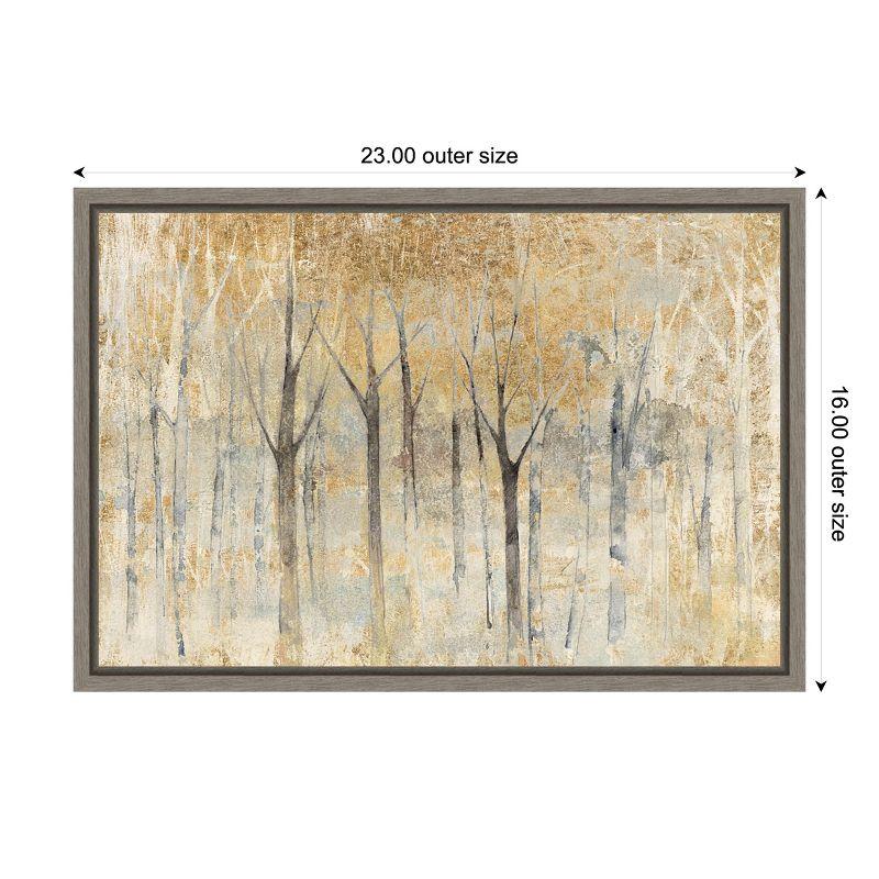 Amanti Art Seasons End Gold by Avery Tillmon Framed Canvas Wall Art