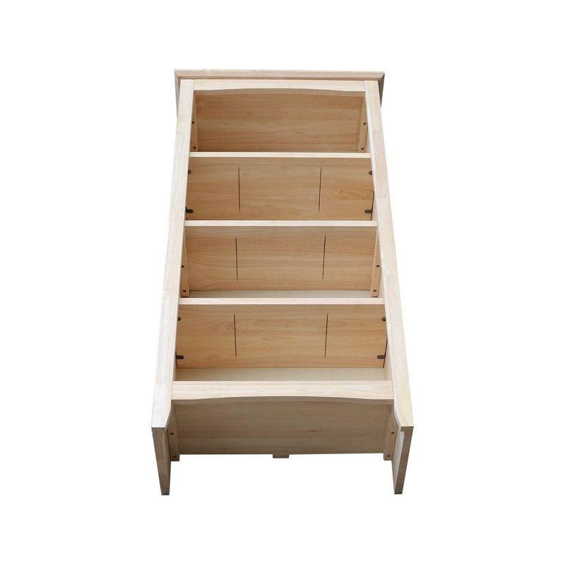 48"x24" Shaker Bookcase Unfinished - International Concepts