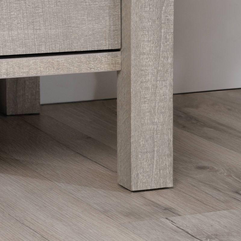 Storage Cabinet with Sliding Door Spring Maple - Sauder: Farmhouse Style, 8 Adjustable Shelves, MDF Construction