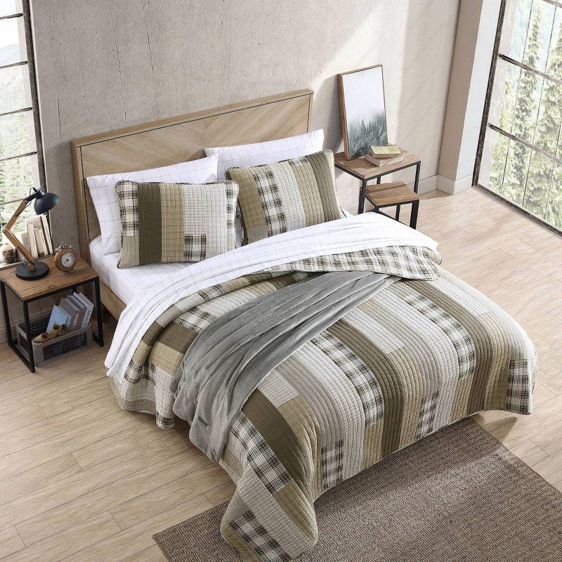 Eddie Bauer Fairview Cotton Reversible Quilt Set