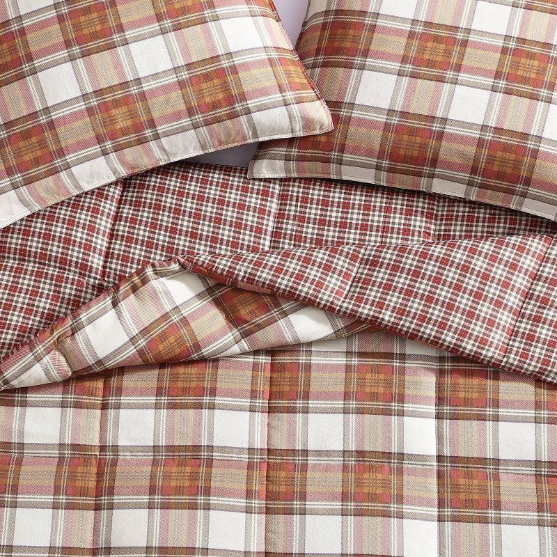 Edgewood Plaid Reversible Comforter Set - Eddie Bauer