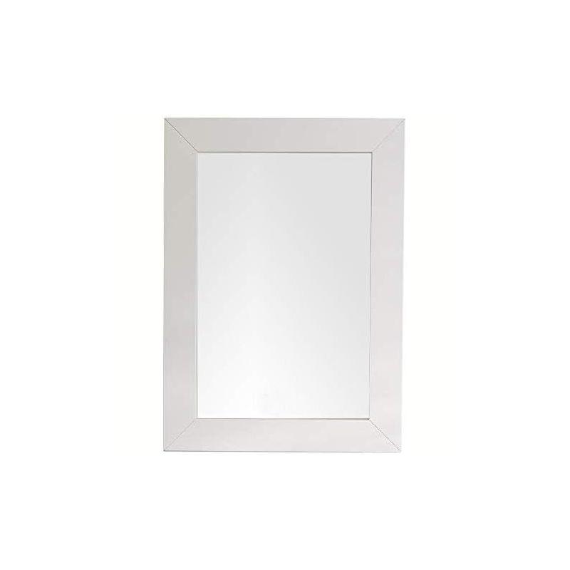 James Martin Vanities Weston 29" Rectangular Mirror, Bright White